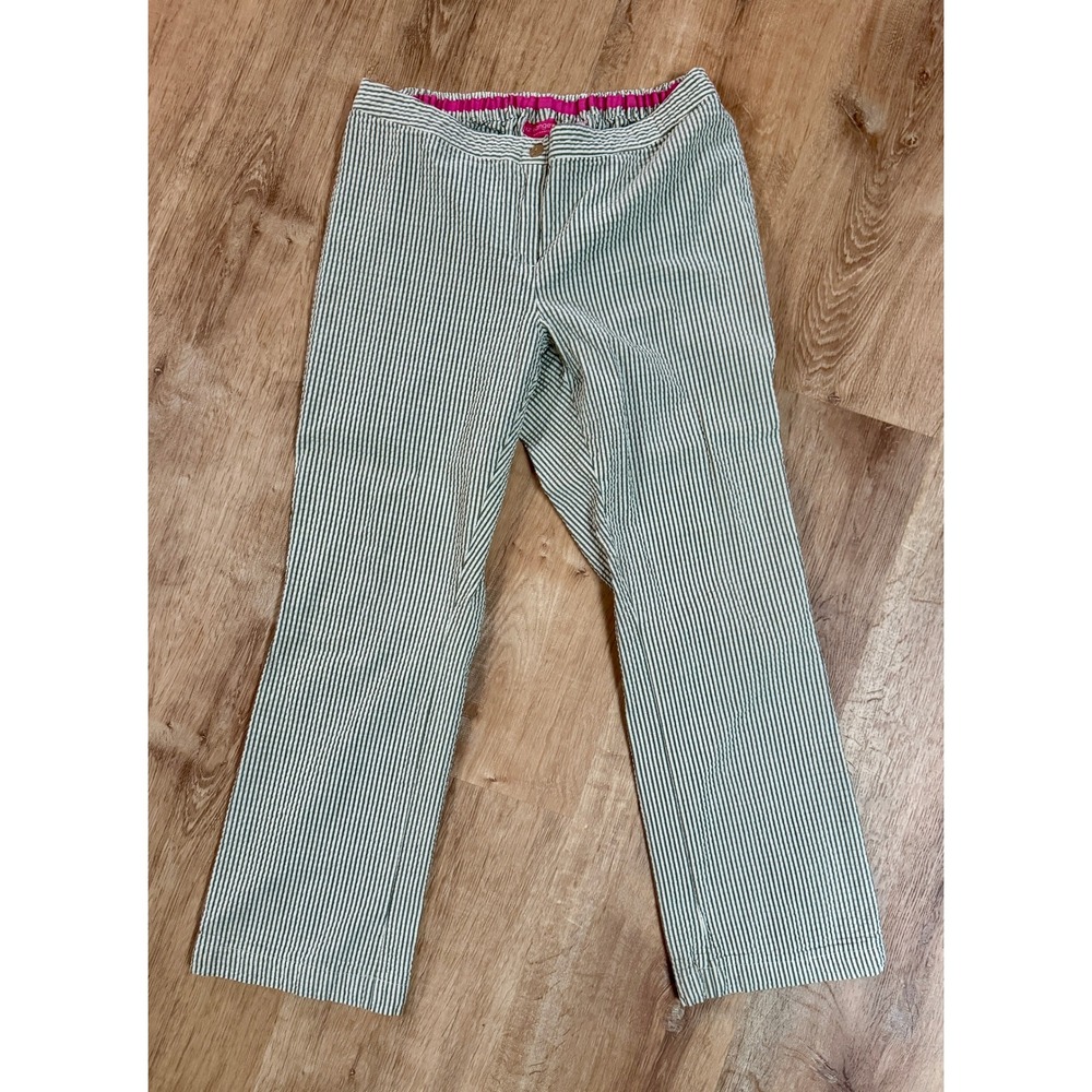 Liz Lange for Target Maternity Pants Striped Stretch Pink‎ Waist Size 6